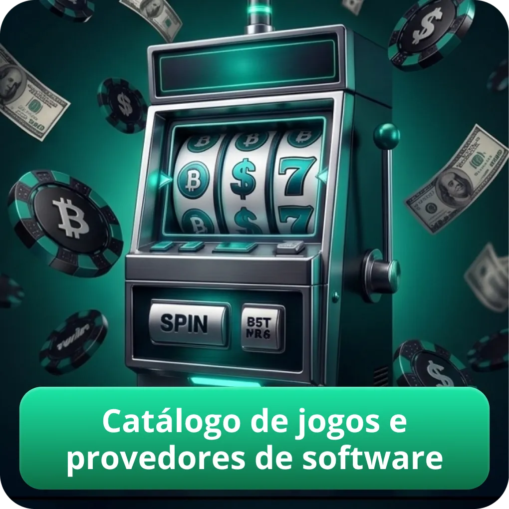 Catálogo de jogos e provedores de software