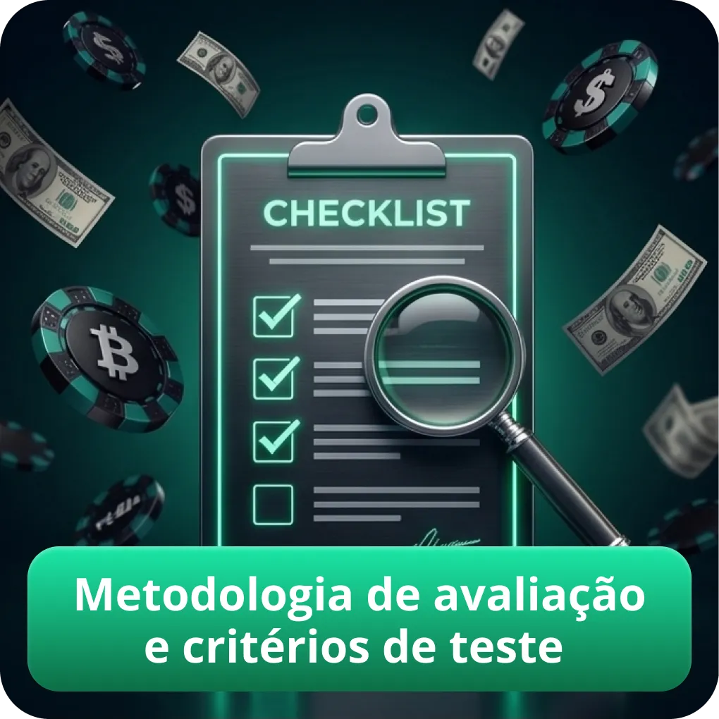 Metodologia de avaliação e critérios de teste
